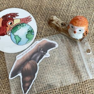 Sticker naturaliste, l'escargot géant africain