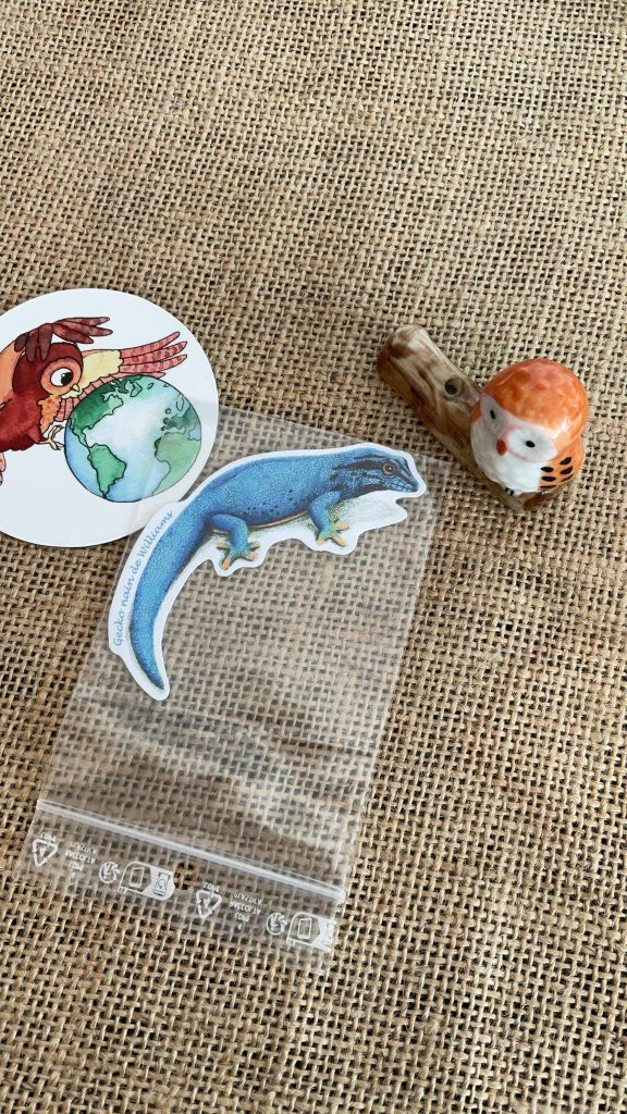 Sticker naturaliste, le gecko nain de Williams