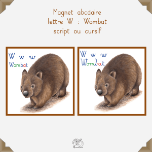 Magnet wombat