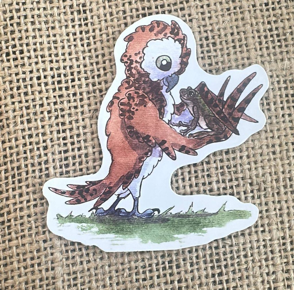 sticker prendre soin des grenouilles