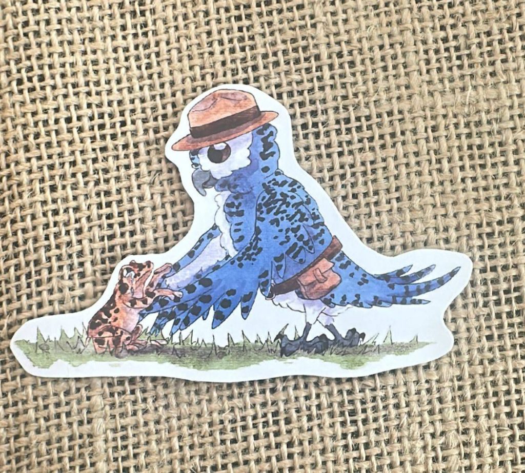 sticker protection grenouille