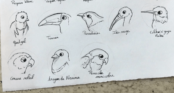 Oiseaux peints sur galets – Image 4